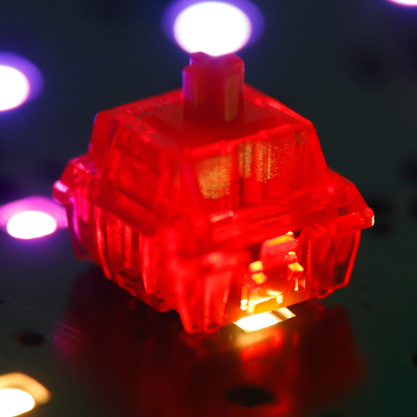 Gateron Ink Series V2 Switch（5 pin Transparent Smokey Black Red Yellow Blue）