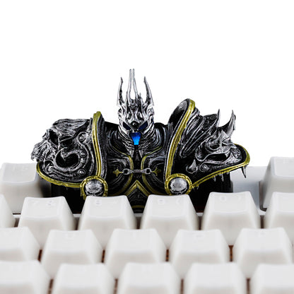 YMDK World of Warcraft Theme Personalized Keycaps Illuminated Keycap Deathwing Lich King Custom Key Caps for MX Mechanical Keyboards