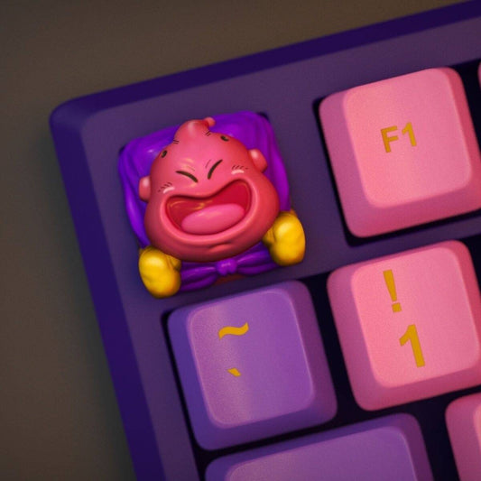 YMDK Buu Personalized Keycaps Creative Three-dimensional Keycap Homemade Resin Key Caps for MX Mechanical Keyboard