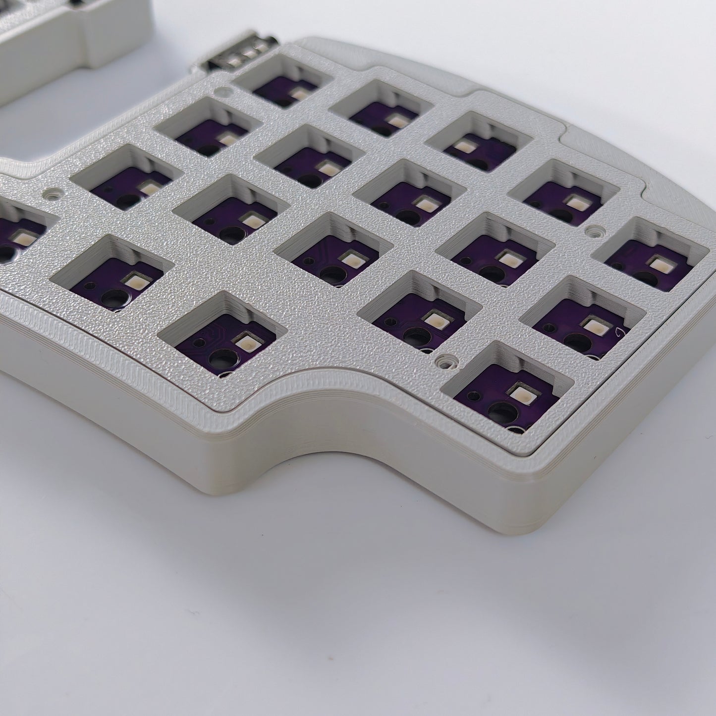 YMDK Split36 keys 3D Print Resin Ergonomics 40% Layout Hotswappable Mechanical Keyboard RGB QMK VIAL All key programmable Mini Keyboard Kit(Pre-sale)