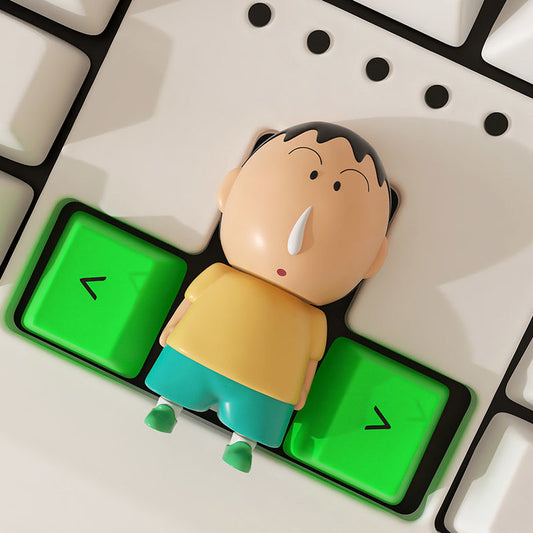 YMDK Cartoon Animation Creative Up and Down keys Cute Resin Personalized Keycaps Three-dimensional Key Caps for MX Mechanical Keyboard Decorate