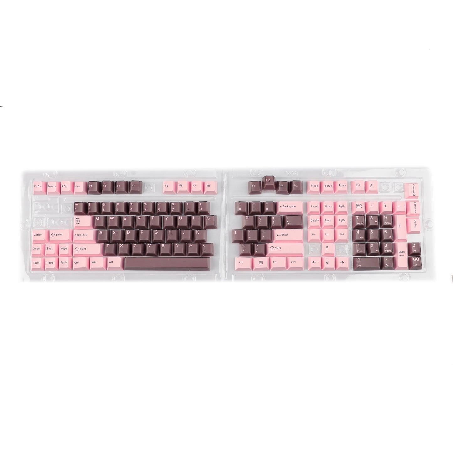 Clearance Cherry MDA Profile PBT PC Side-Lit Shine Through Keycap Set Keycaps for Mechanical Keyboard