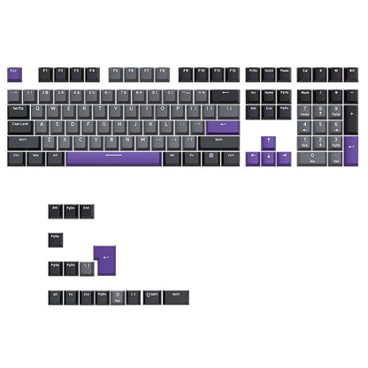 YMDK 126 Keys Blue Mecha Theme Keycaps Cherry Profile PBT Dye Sub Keycaps Cool Custom Key Caps for MX Mechanical Keyboards