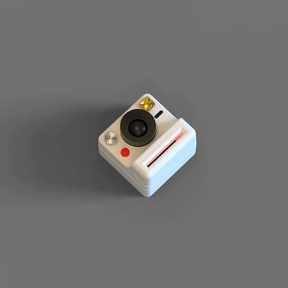 YMDK 1pcs Esc 1u Tab 1.5u Camera Theme Keycaps White Black Blue Personalized Resin 3D Cute Keycap for MX Mechanical Keyboards