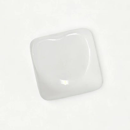 YMDK Heart-shaped PBT PC Blank Color Pink White Red Green Blue Yellow Purple 1u Cute Keycaps DIY(Blank PBT 1.6mm)