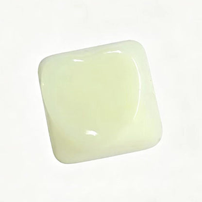 YMDK Heart-shaped PBT PC Blank Color Pink White Red Green Blue Yellow Purple 1u Cute Keycaps DIY(Blank PBT 1.6mm)