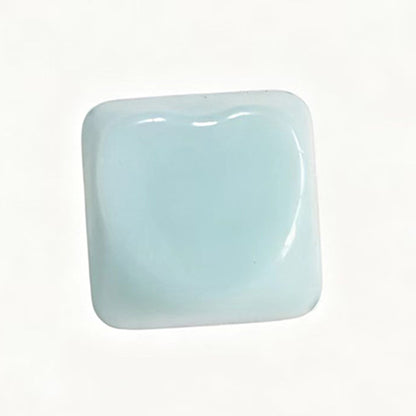 YMDK Heart-shaped PBT PC Blank Color Pink White Red Green Blue Yellow Purple 1u Cute Keycaps DIY(Blank PBT 1.6mm)