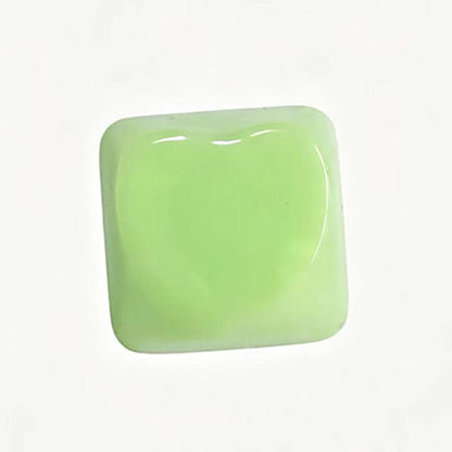 YMDK Heart-shaped PBT PC Blank Color Pink White Red Green Blue Yellow Purple 1u Cute Keycaps DIY(Blank PBT 1.6mm)