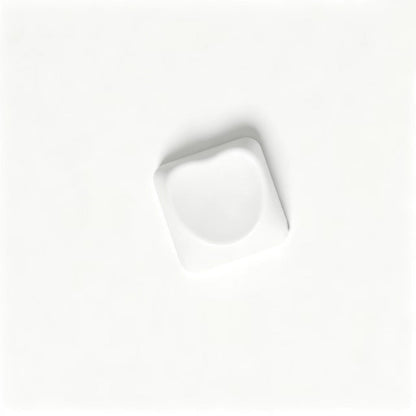 YMDK Heart-shaped PBT PC Blank Color Pink White Red Green Blue Yellow Purple 1u Cute Keycaps DIY(Blank PBT 1.6mm)
