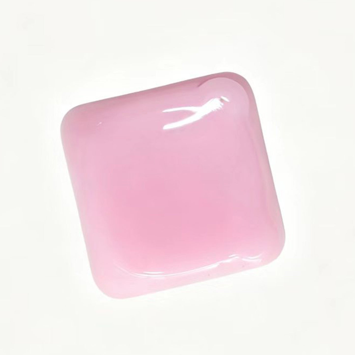 YMDK PC Cute Bear Head Blank Color Pink White Red Green Blue Yellow Purple 1u Keycaps DIY(Blank PC Material)
