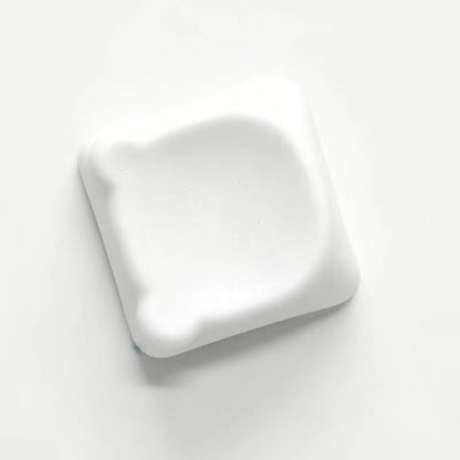 YMDK Bear Head PBT Blank Color Pink White Red Green Blue Yellow Purple 1u Cute Keycaps DIY(Blank PBT 1.6mm)