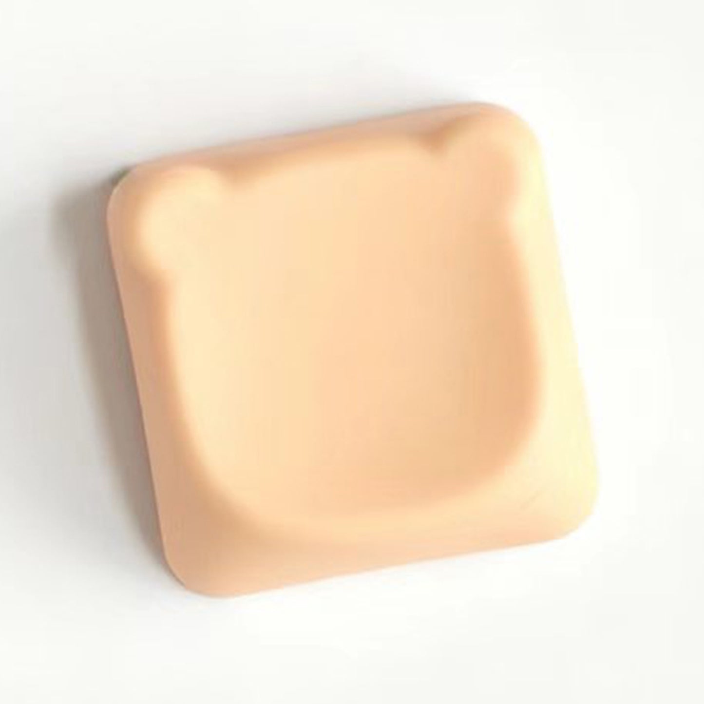 YMDK Bear Head PBT Blank Color Pink White Red Green Blue Yellow Purple 1u Cute Keycaps DIY(Blank PBT 1.6mm)