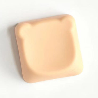 YMDK Bear Head PBT Blank Color Pink White Red Green Blue Yellow Purple 1u Cute Keycaps DIY(Blank PBT 1.6mm)