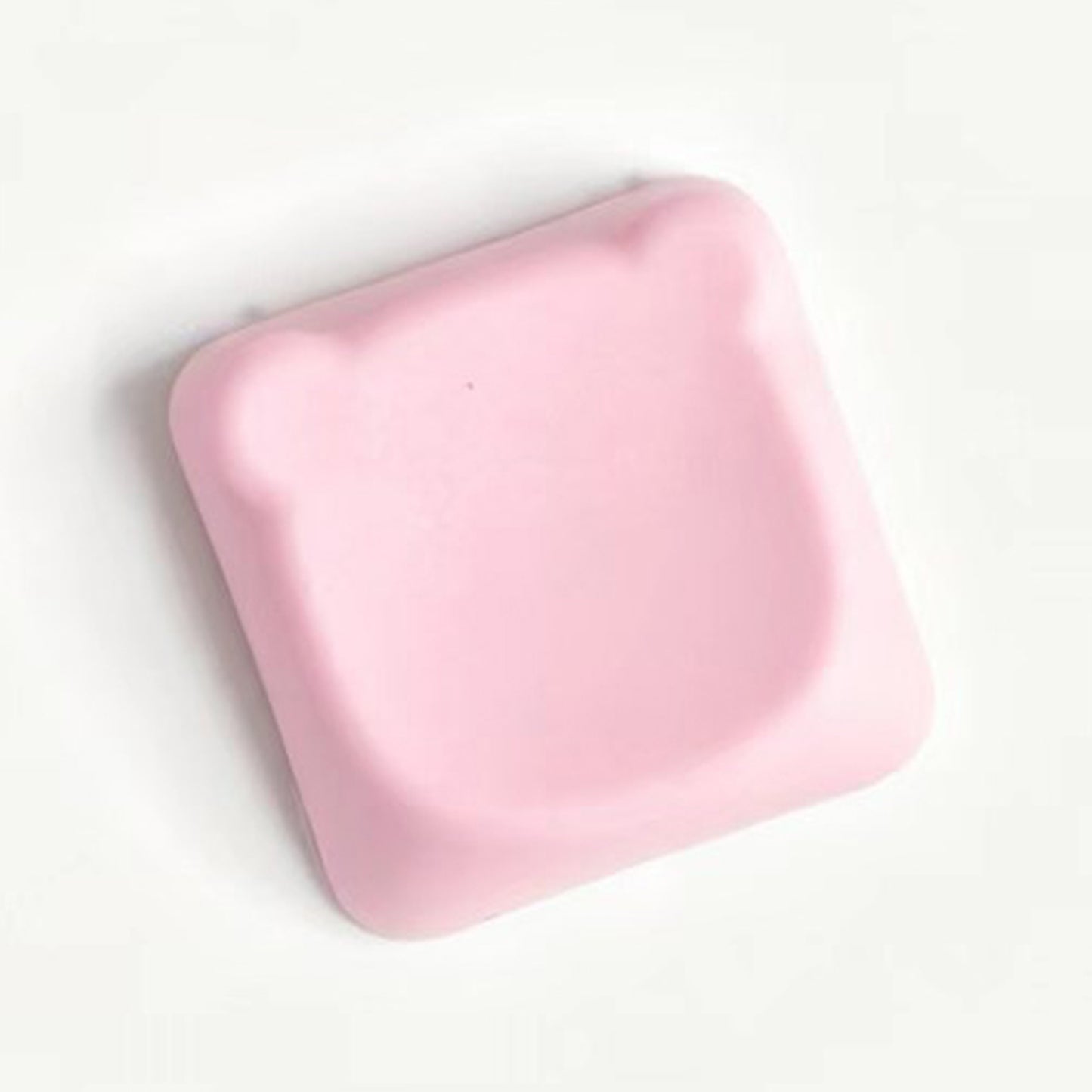 YMDK Bear Head PBT Blank Color Pink White Red Green Blue Yellow Purple 1u Cute Keycaps DIY(Blank PBT 1.6mm)