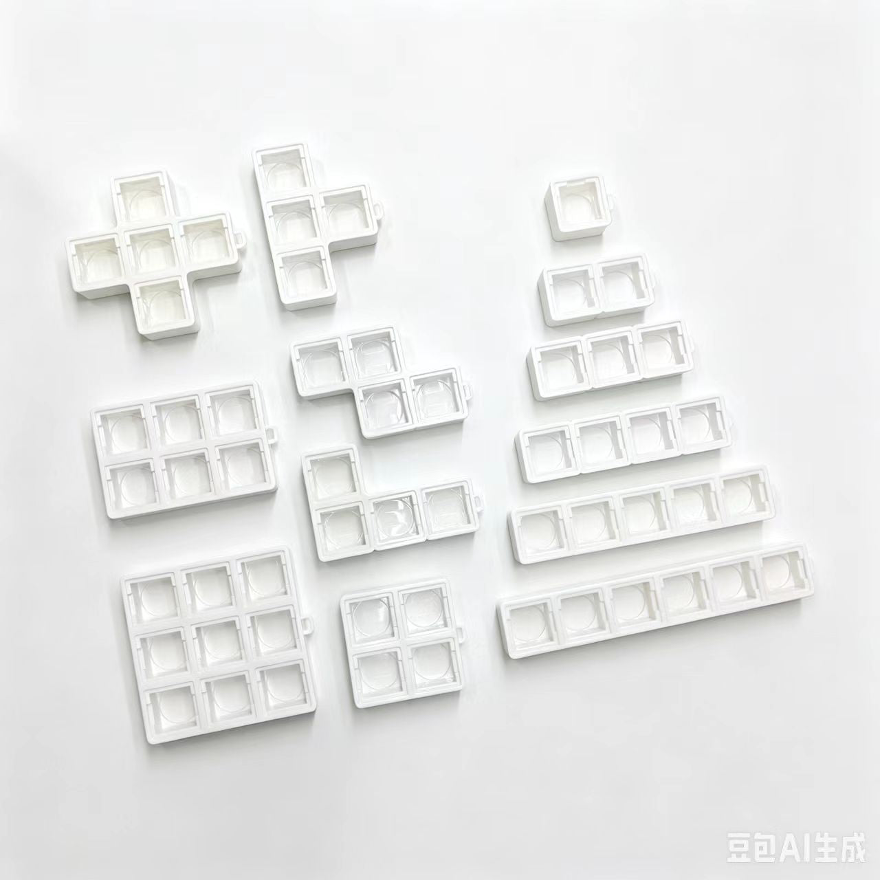 16 Keys Majiang 1u Double-layer Cover Cap Mahjong Tiao Wan Tong Set PC Keycaps For Numpad Pad Mx Mechanical Keyboard