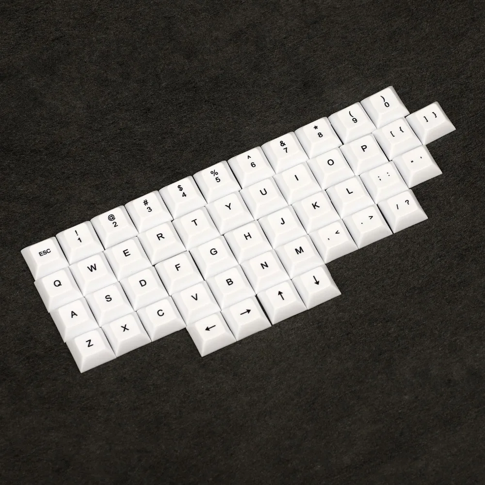 DSA 48 Keycaps(PBT 1.4mm Thickness/Planck Filco Ergodox Using)
