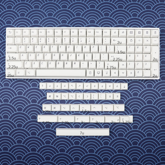 YMDK Mac Normcore Style 137 Keycaps(Dye Sub XDA Profile PBT)