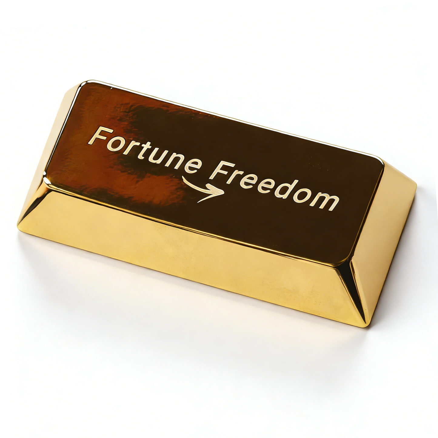 1pcs R2 Enter 2.25U Fortune Freedom Theme Keycap Personalized Metal Gold Cherry Profile Keycaps for MX Mechanical Keyboard