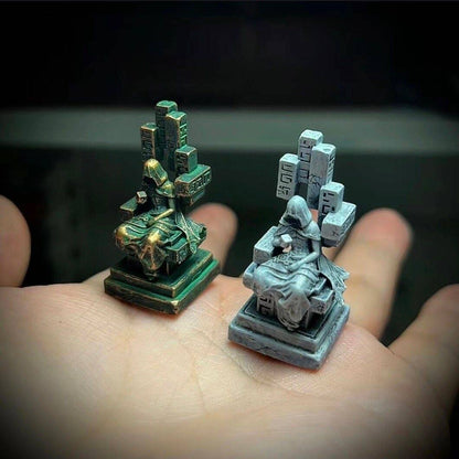 YMDK Yuanshen Statue Personality Keycap Three-dimensional Cool God Statue Sanxingdui Keycap for MX Mechanical Keyboard