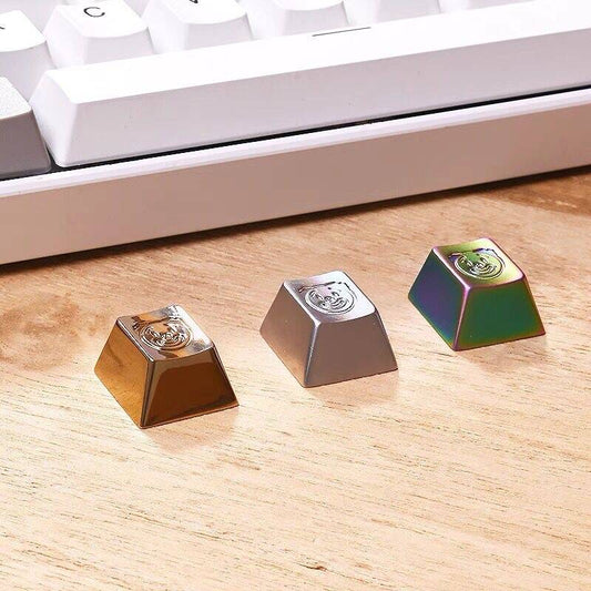 YMDK Joker Metal Personalized Keycaps Creative Cool Cute Keycap for MX Mechanical Keyboard