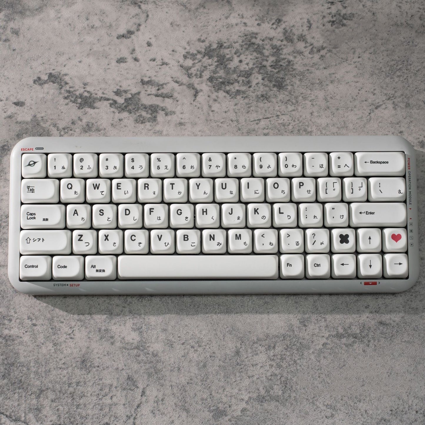 YMDK Minimalist White Keycap 129 keys MOA Profile PBT Dye Sub for MX Mechanical Keyboard 61 68 75 87 98 100 108