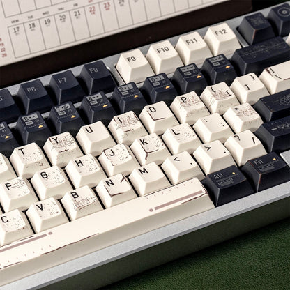 YMDK Future Theme Keycaps 142 Keys PBT Dye Sub Cherry Profile Cool Keycap for 61/64/68/84/87/96/108 MX Mechanical Keyboard