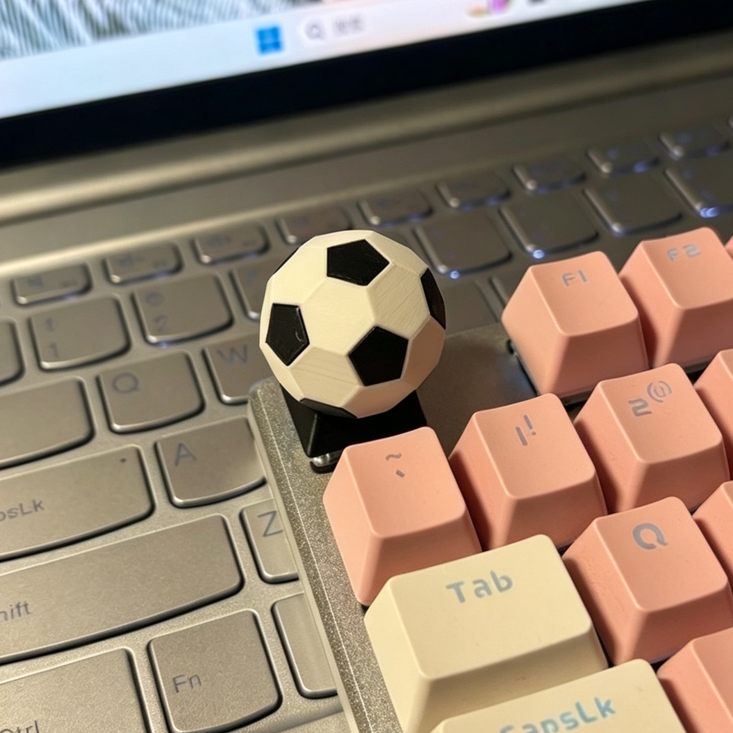 YMDK Football Themed Esc Key Resin Personalized Custom Keycaps for MX Mechanical Keyboards