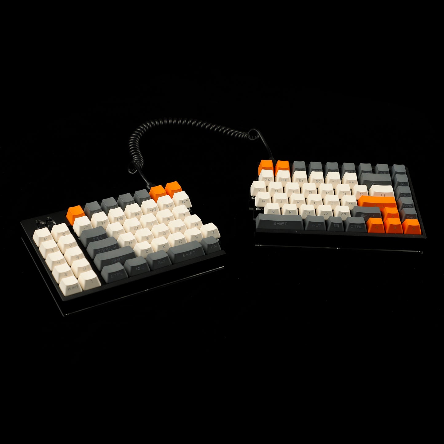 [GB/Shipping Time]YMD-75% Split 84 RGB Aluminum Kit(ANSI South Facing VIA VIAL Fully Programmable)