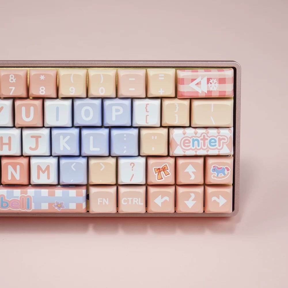 YMDK Chuansha Daji Theme Keycaps Full Set 127 Keys XDA Profile PBT Dye Sub Key Cap for MX Mechanical Keyboard