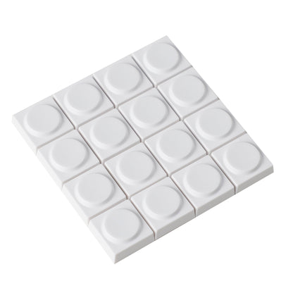 YMDK 16 Pcs Original Blocks Bricks Keycap Transparent Frosted Keyboard Cap PBT Low Profile Key Caps for Mx Mechanical Keyboard