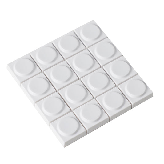 YMDK 16 Pcs Original Blocks Bricks Keycap Transparent Frosted Keyboard Cap PBT Low Profile Key Caps for Mx Mechanical Keyboard