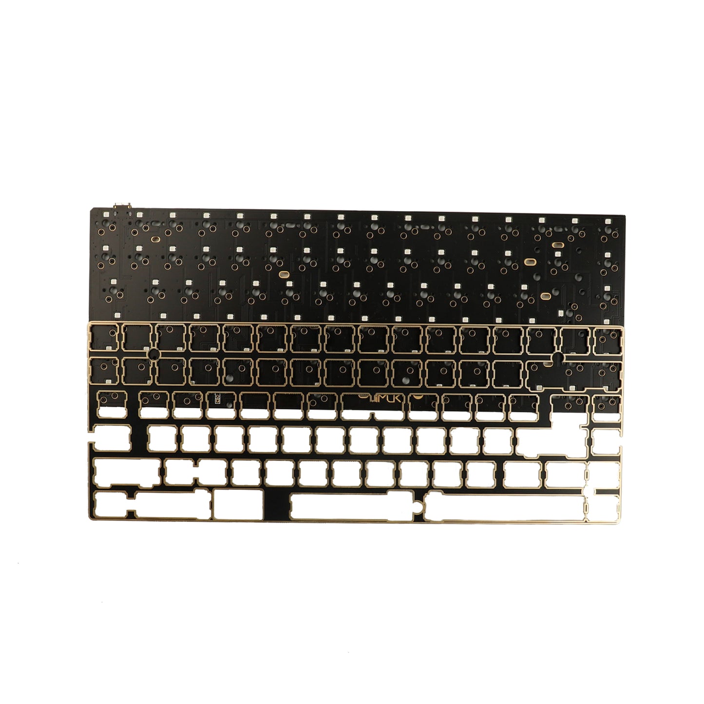 YMD-84 75% 84 FR4 Plate For YMD75 75% 84 Keyboard ANSI ISO Layout KBD75