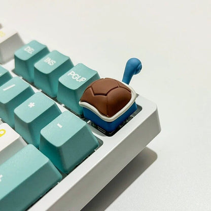 YMDK Cartoon Personalized Keycaps Resin Keyboard DIY Decoration for Mechanical Keyboards