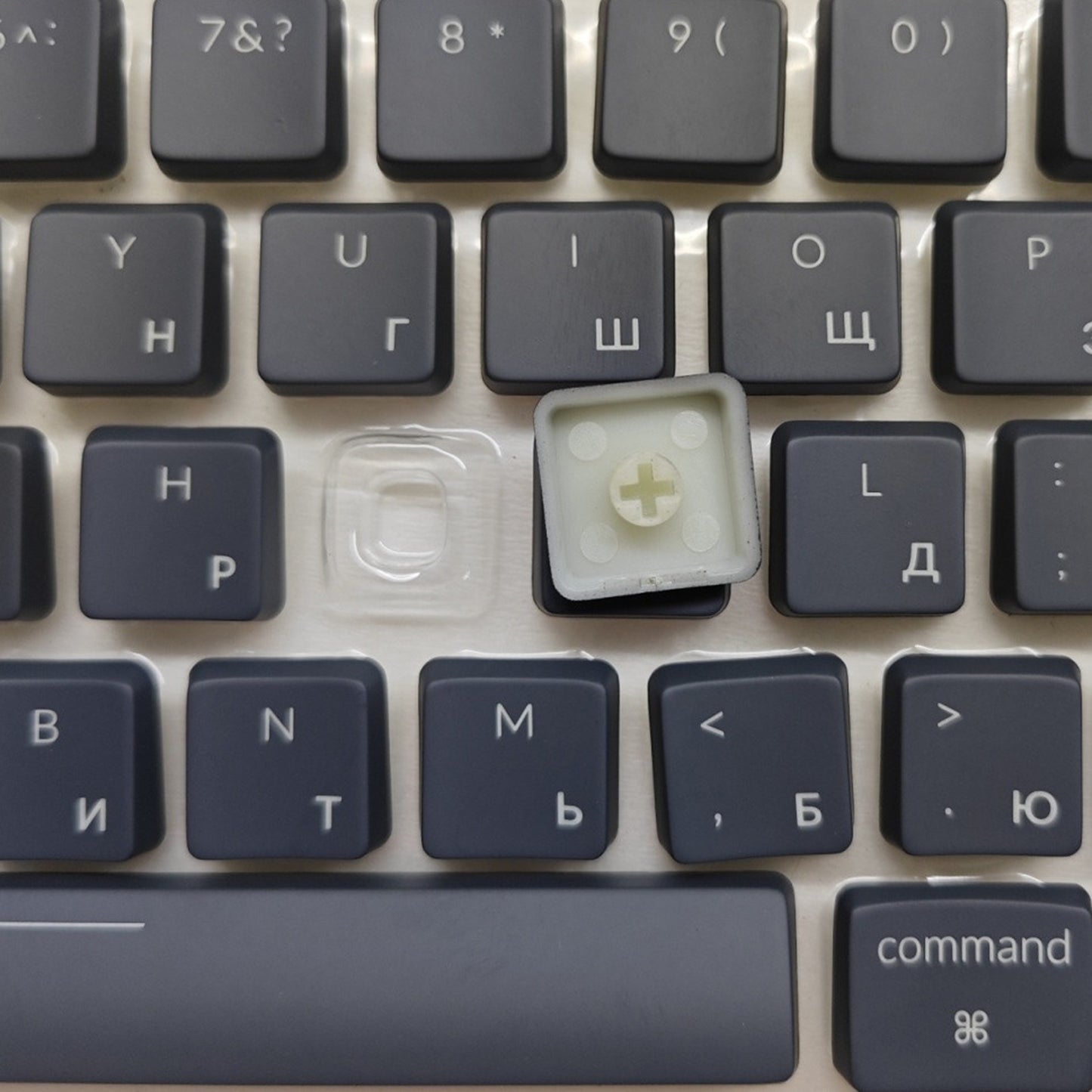 Gray Orange ABS 110 keys K1 K5 Low Profile Keycaps Backlit Key Caps Compatible with Keychron Low Profile Mechanical Keyboard