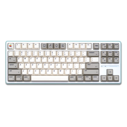 YMDK English Korean 135 Keys MAC Apple Retro Keycaps Cherry Profile PBT Dye Sublimation for 75/87/98/104/108 MX Mechanical Keyboard