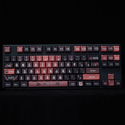 YMDK Villain JK Theme Keycaps Full Set 127 Keys XDA Profile PBT Dye Sub Keycap for MX Mechanical Keyboard