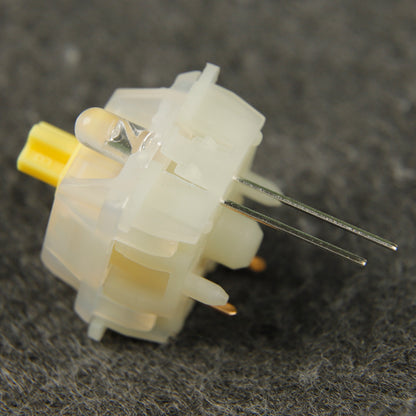Gateron Milky Yellow（MX 5 Pin Switches/2pin 4pin RGB Supported）