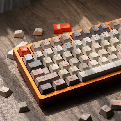 YMDK Weather Theme 143 Keys PBT Dye-Sub Keycaps Set for 61/84/87/104/108 MX Mechanical Keyboards
