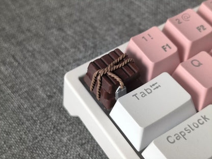 YMDK Chocolate Theme Gourmet Keycaps Simulation Cute Key Cap Resin for Mechanical Keyboard