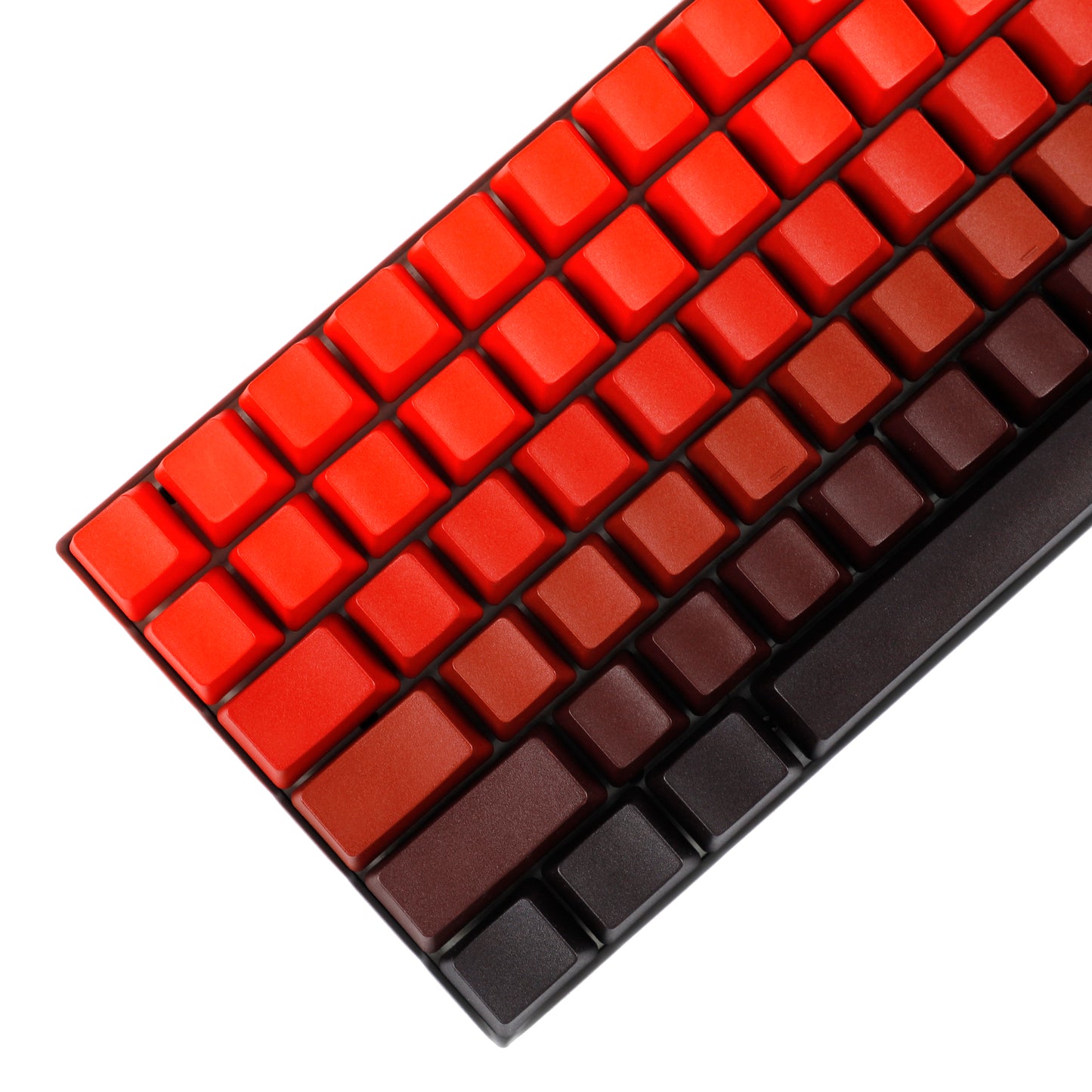 124 Purple/Red Gradient Blank Keycaps(OEM Profile PBT 1.5mm/108 104 96 87 61 68 NJ80 GMMK 84 KBD75 KBD67 XD64 GK64 Using)