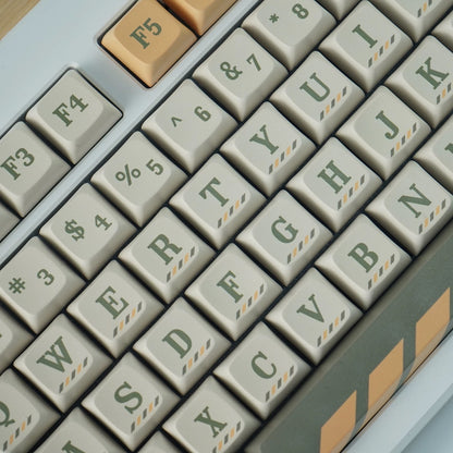 YMDK Postman Theme Keycaps Full Set 127 Keys XDA Profile PBT Dye Sub Keycap for MX Mechanical Keyboard