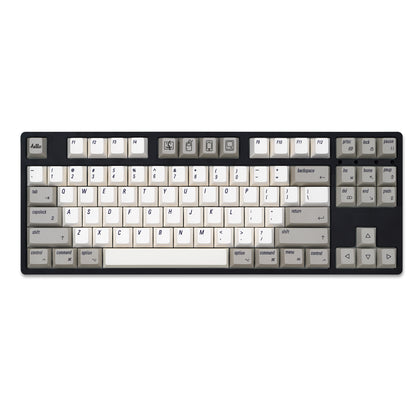 YMDK English Korean 135 Keys MAC Apple Retro Keycaps Cherry Profile PBT Dye Sublimation for 75/87/98/104/108 MX Mechanical Keyboard