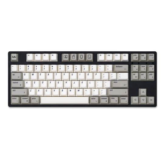 YMDK English Korean 135 Keys MAC Apple Retro Keycaps Cherry Profile PBT Dye Sublimation for 75/87/98/104/108 MX Mechanical Keyboard