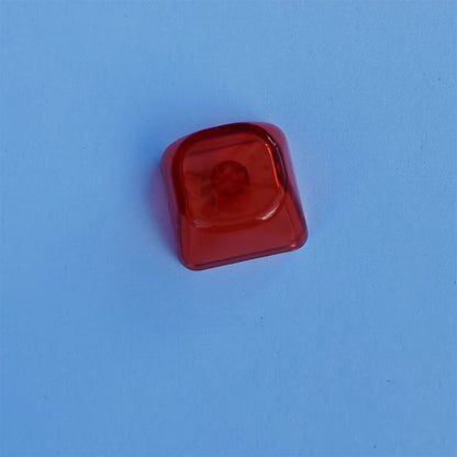 YMDK Gradient Series 1u MOA Profile Keycaps 1 pcs Blank Clear Shine-Through PC for MX Mechanical Keyboard - Red/Pink/Blue/Purple
