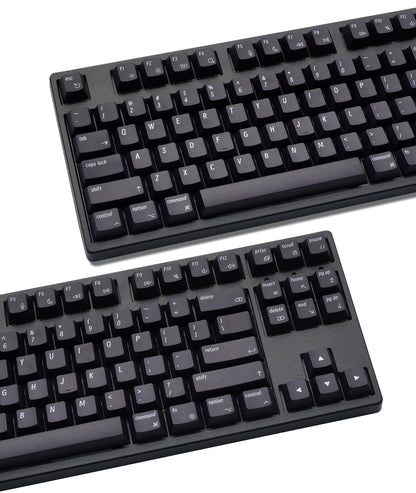 YMDK 139 Mac Keycaps Cherry XDA v2 Profile Normcore Style Gray White Dye Sub PBT White For 104 TKL 60% 96 84 68 64 MX Switches Keyboard