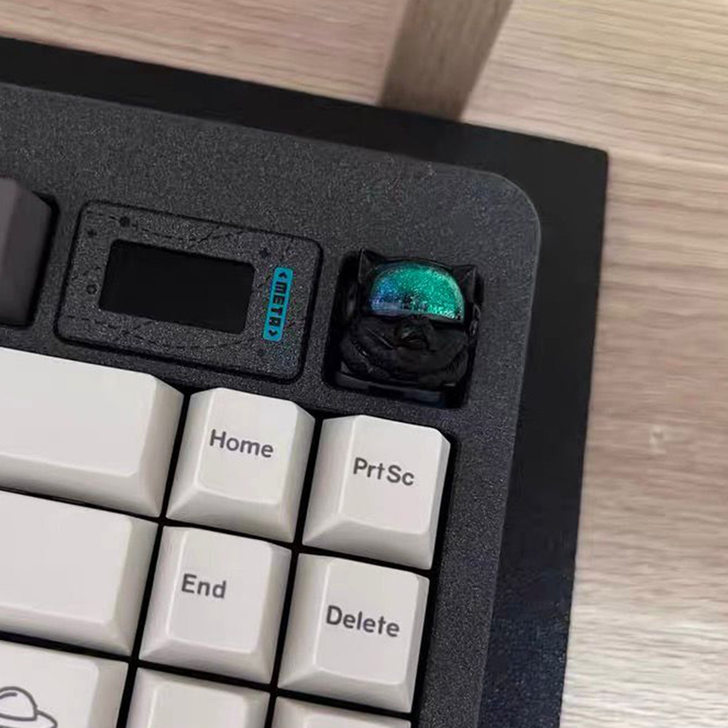 YMDK Space Dog Personalized Keycaps Novel Cool 3D Printing Custom Resin Game ESC for Mechanical Keyboard