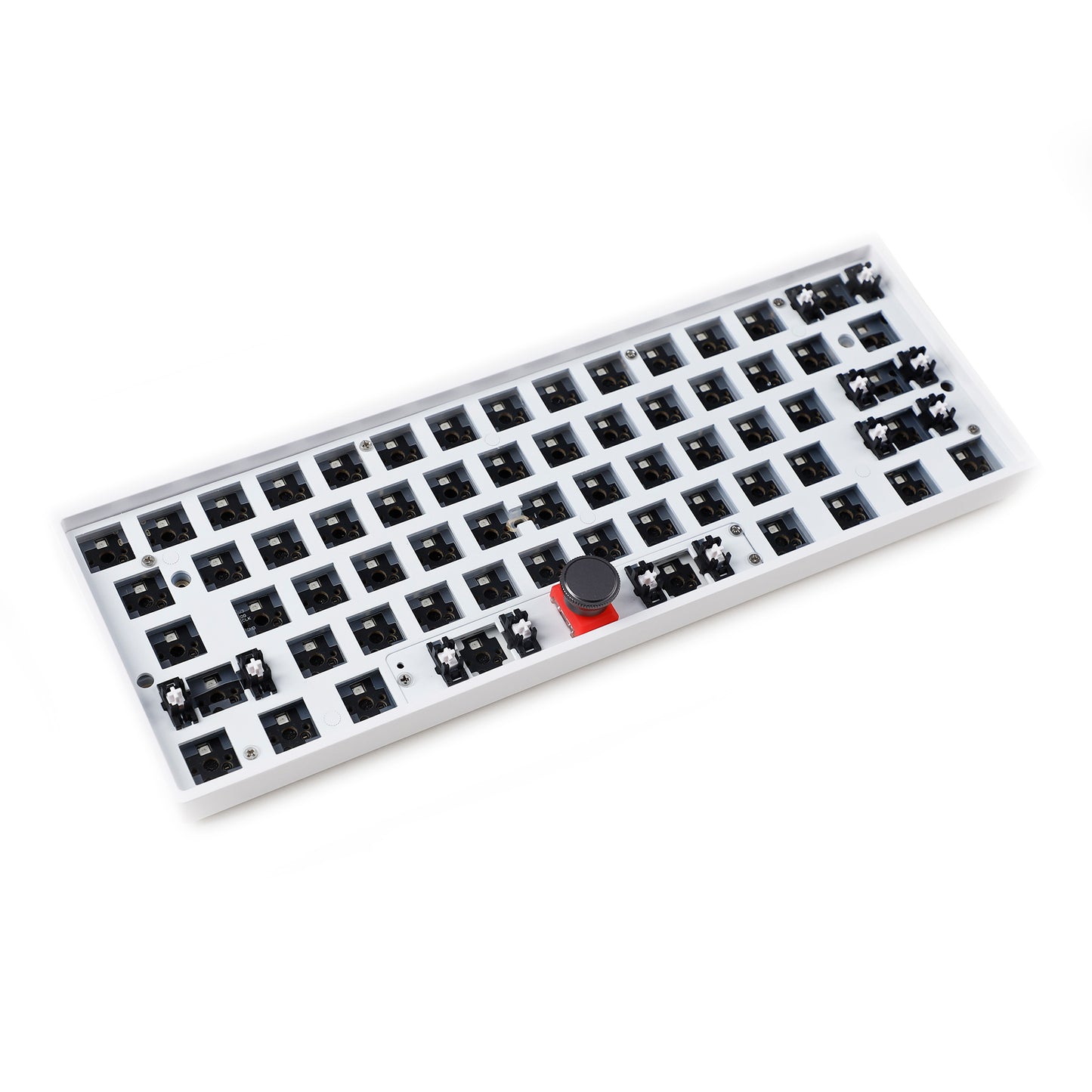 GK61 Pro RGB Wired Gasket Hot Swap Hot-swappable Knob 60% Fully Programmable NKRO Keyboard Kit（Support QMK VIA Support Split space ）