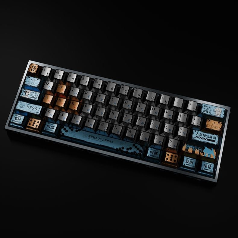 YMDK 126 Key Retro Pearlescent Metallic PBT Keycaps – Cherry Profile Dye Sublimation | Vibrant Color, Wear-Resistant for MX 60%/65%/75%/80%/100% Gaming Mechanical Keyboards