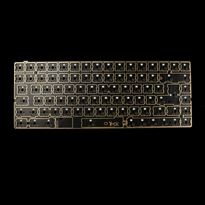 YMD-84 75% 84 FR4 Plate For YMD75 75% 84 Keyboard ANSI ISO Layout KBD75