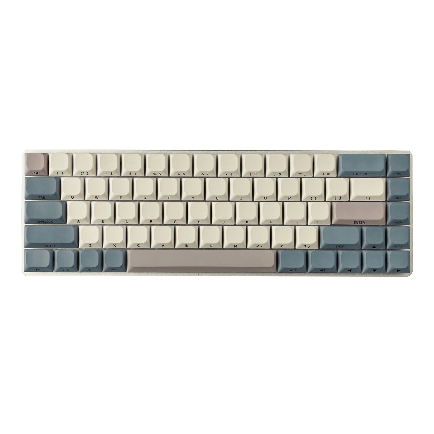 YMDK Ultra-slim Low profile keycap Side Print MX Series PBT Keycap for 61/64/75/87/96 ultra-slim keyboard